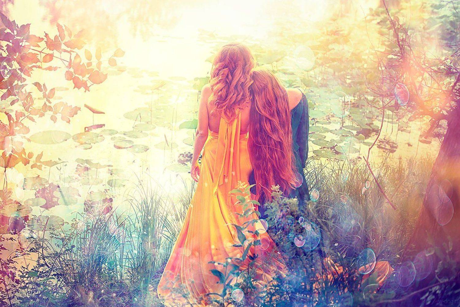 art, girl, beauty, hair, nature, Одинцова Диана