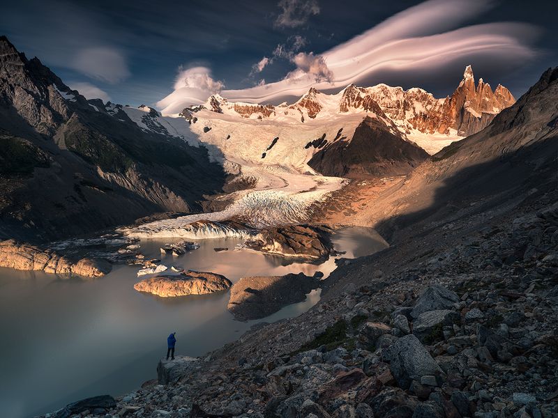 Sunrise at Cerro Torre