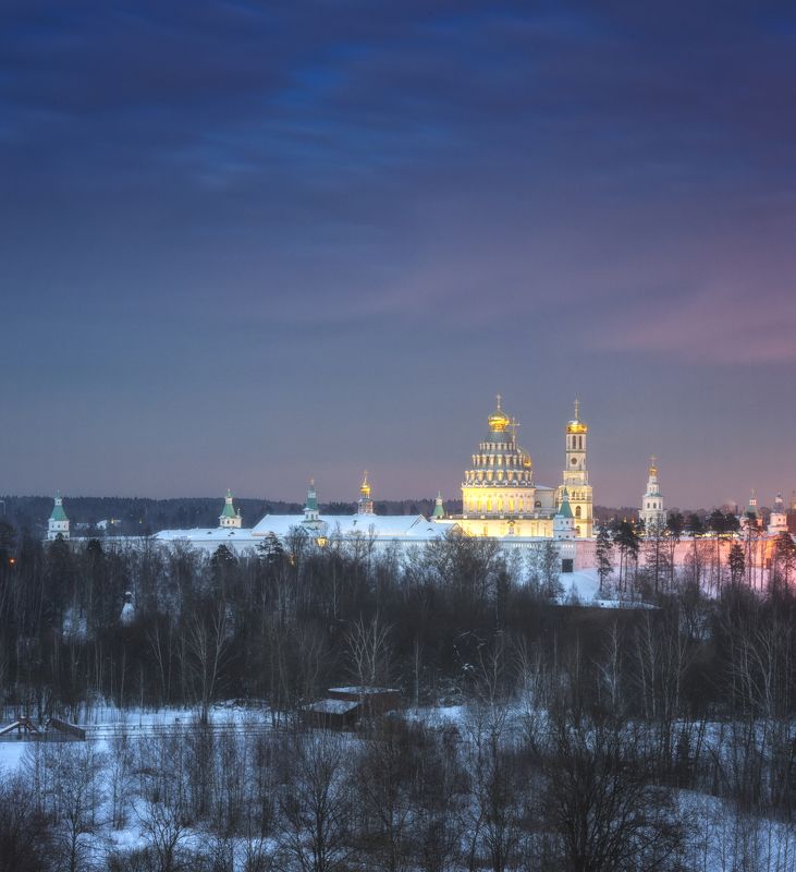 зима,храм,вечер,природа,пейзаж,природа,архитектура *** фото превью