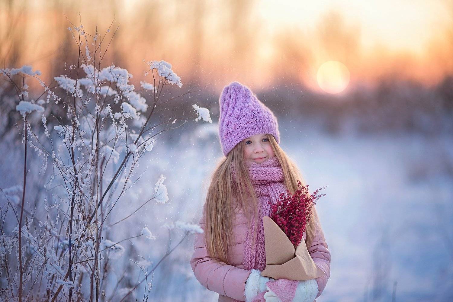 зима, февраль, девочка, портрет, Полковникова Катерина