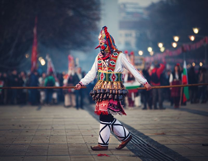 Surva, Masquerade, traditional, kukers, Bulgaria Surva 2018 фото превью