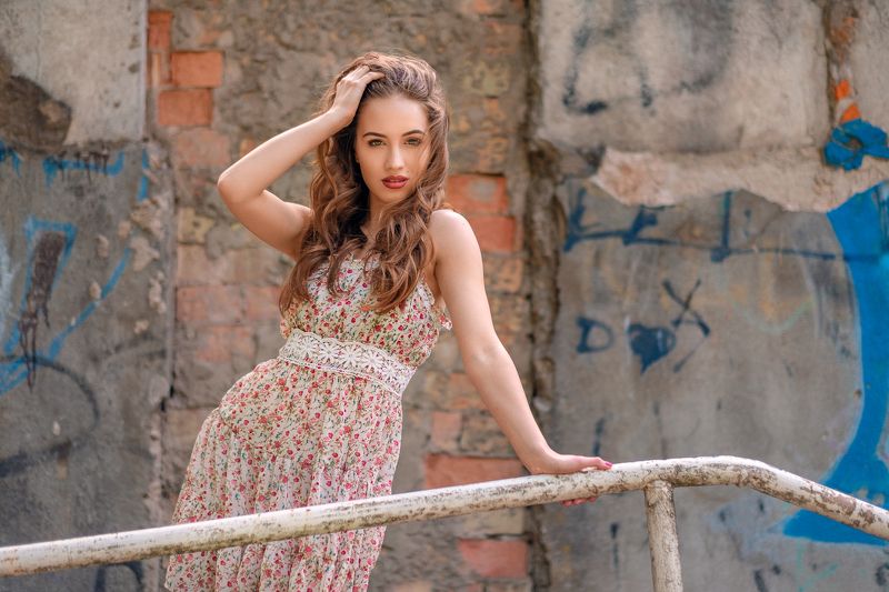 beauty, portrait, girl , young, female, summer Gabia фото превью