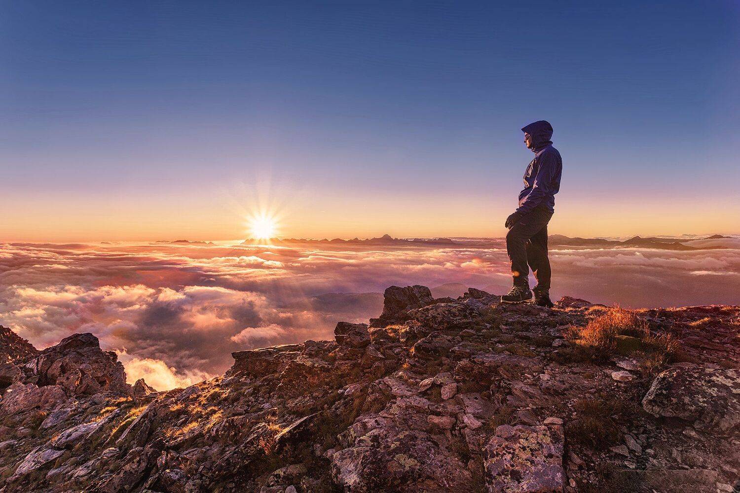 mountains, trekking, sunset, sunrise, landscape, Alp, Mont Blanc,, Patrycja Towarek