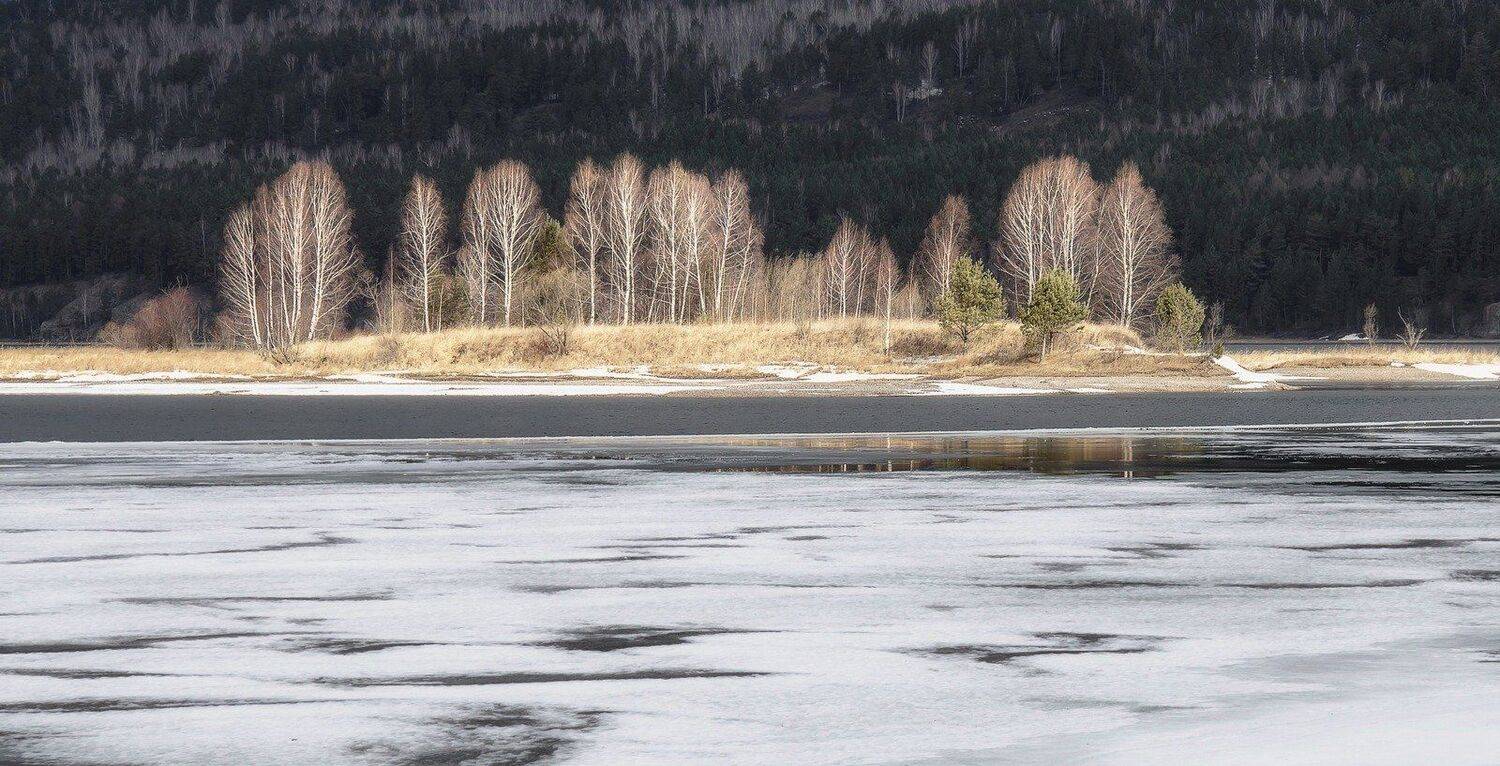 енисей. весна., Марина Фомина