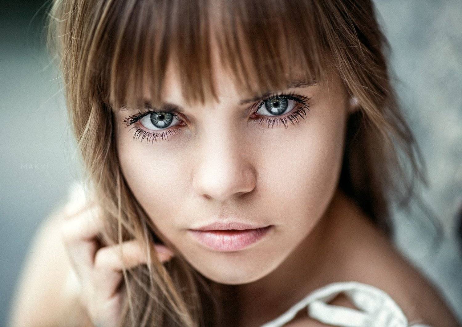 portrait, model, eyes, look, light, Виктор Макарчук
