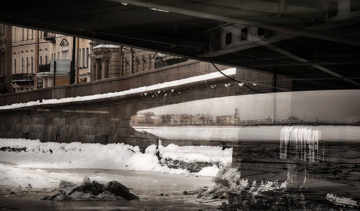 санкт-петербург, нева, набережная, мост, Ольга Александрова