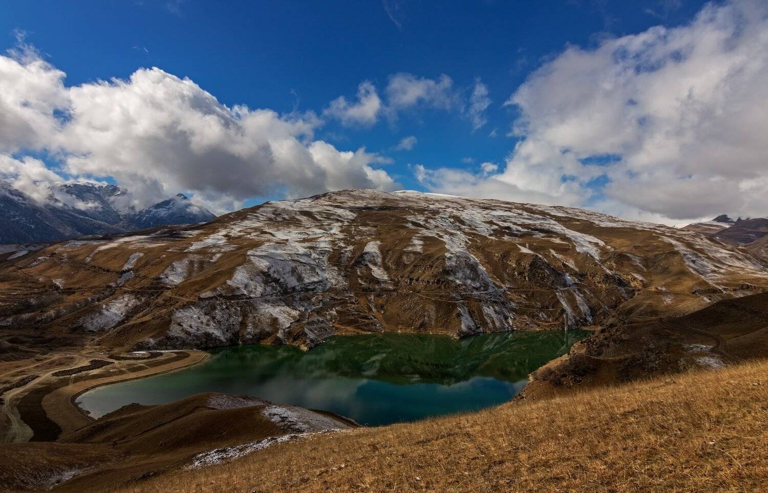 горы, озеро, Эстелла