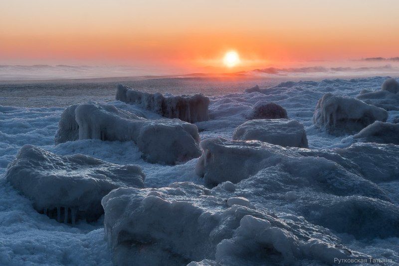 Застывшее море фото превью