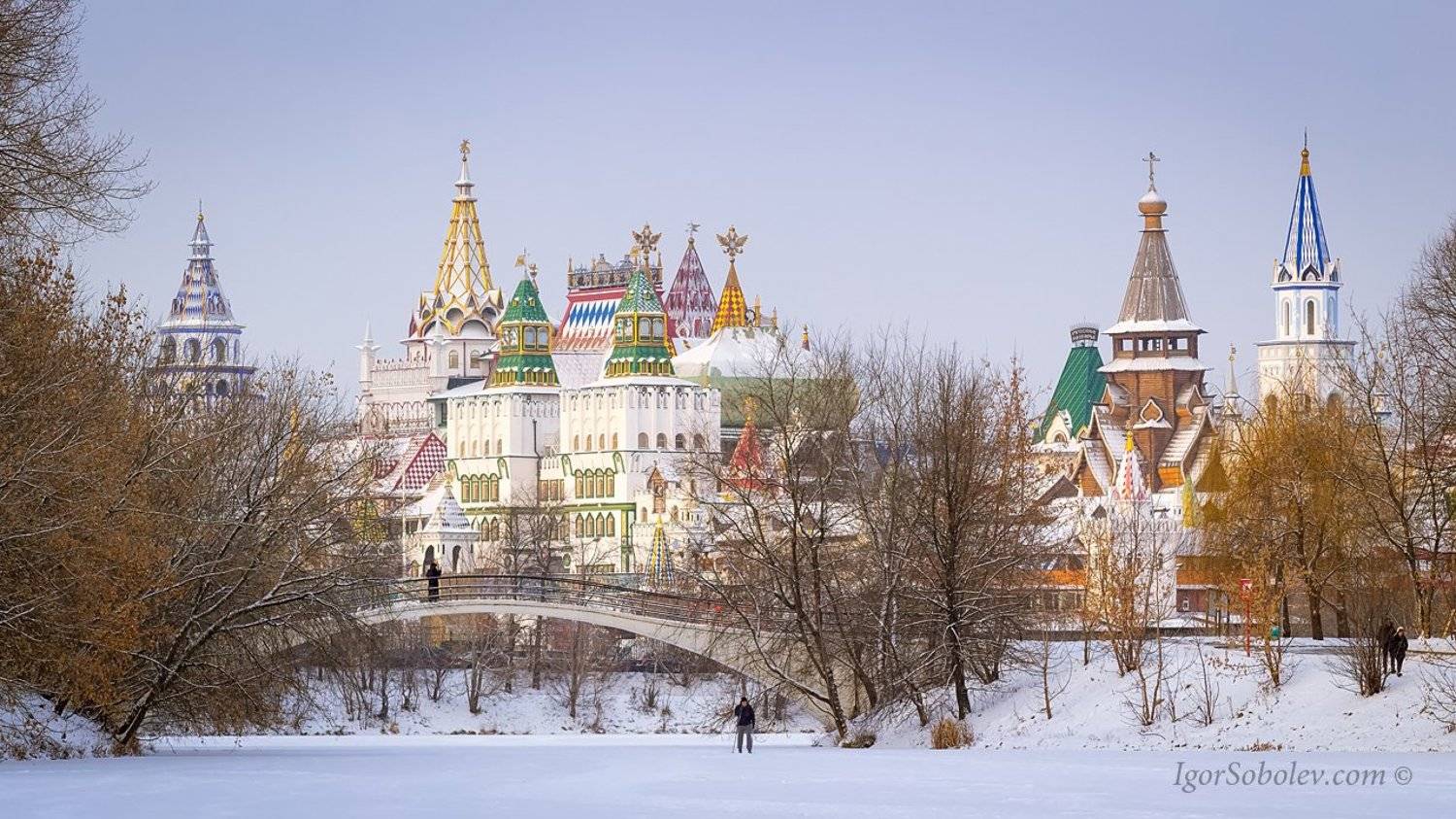 Измайлово, Измайловский кремль, зима, Izmailovo, Izmailovo Kremlin, winter, Соболев Игорь