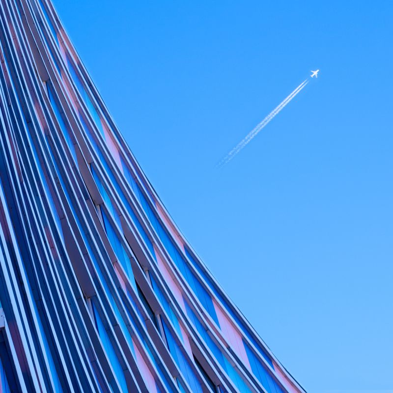 архитектура абстракция город цвет небо  фото превью