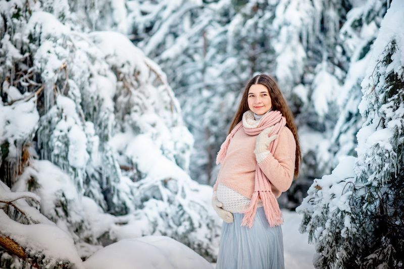 беременность, в ожидании, девушка Дарья фото превью