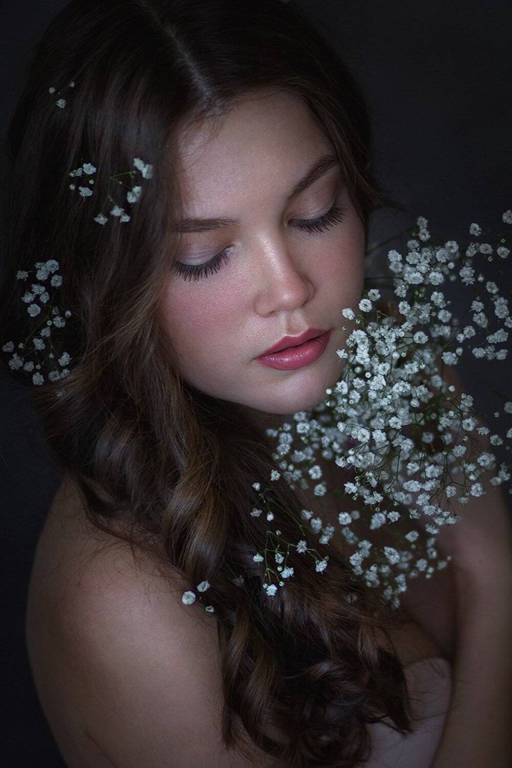 девушка, цветы, крупный план, губы, красивая, молодая, люди, кэнон, girl, flowers, close up, lips, beautiful, young, people, Canon, Антошина Татьяна