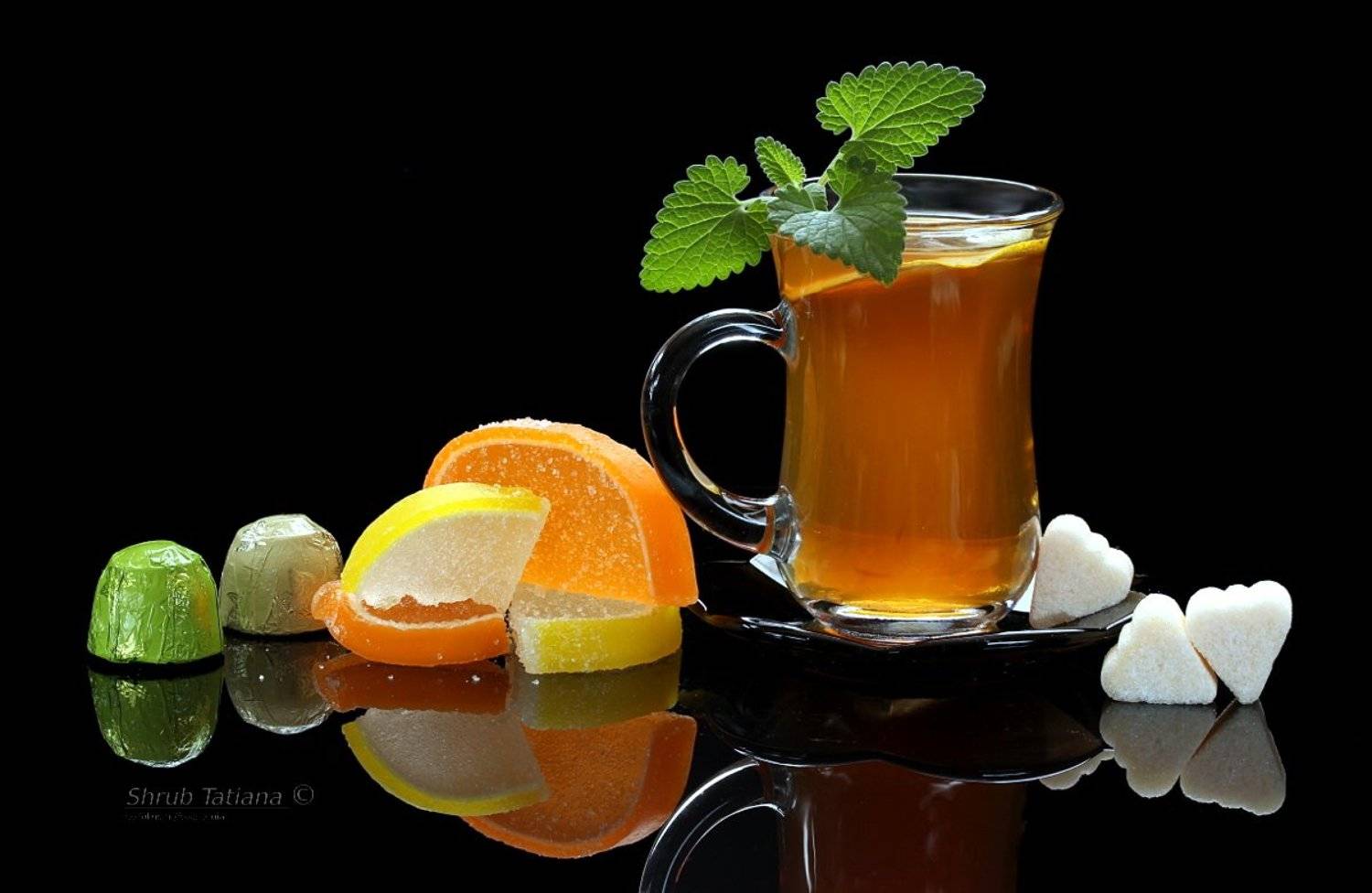 чай, сахар, конфеты, Шруб (Беляева) Татьяна