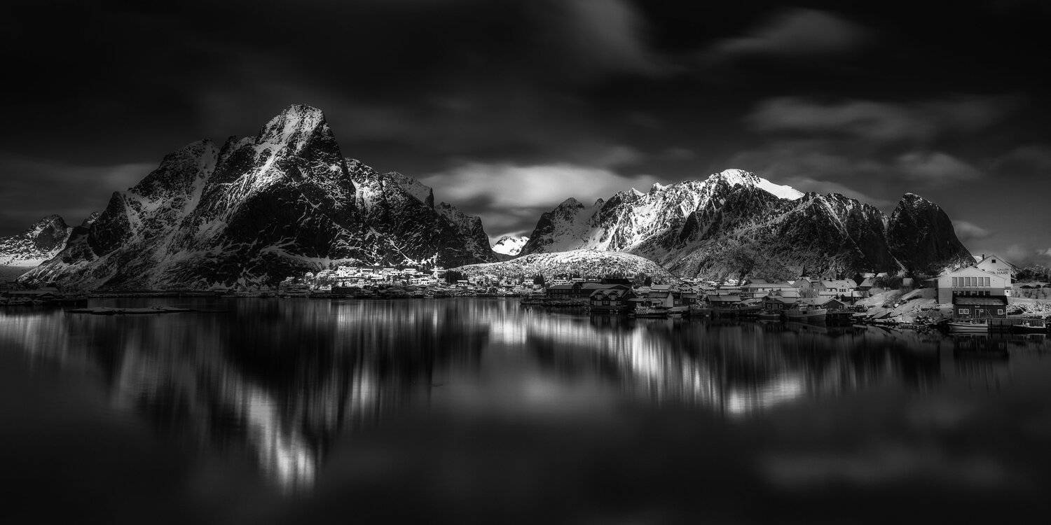 lofoten,bw,landscape, Marek Biegalski