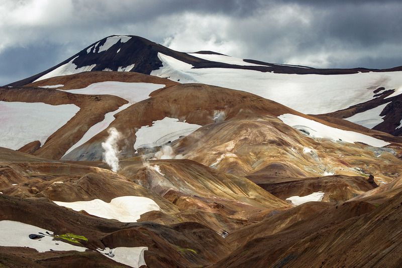 Icelandic mountains. Исландия фото превью