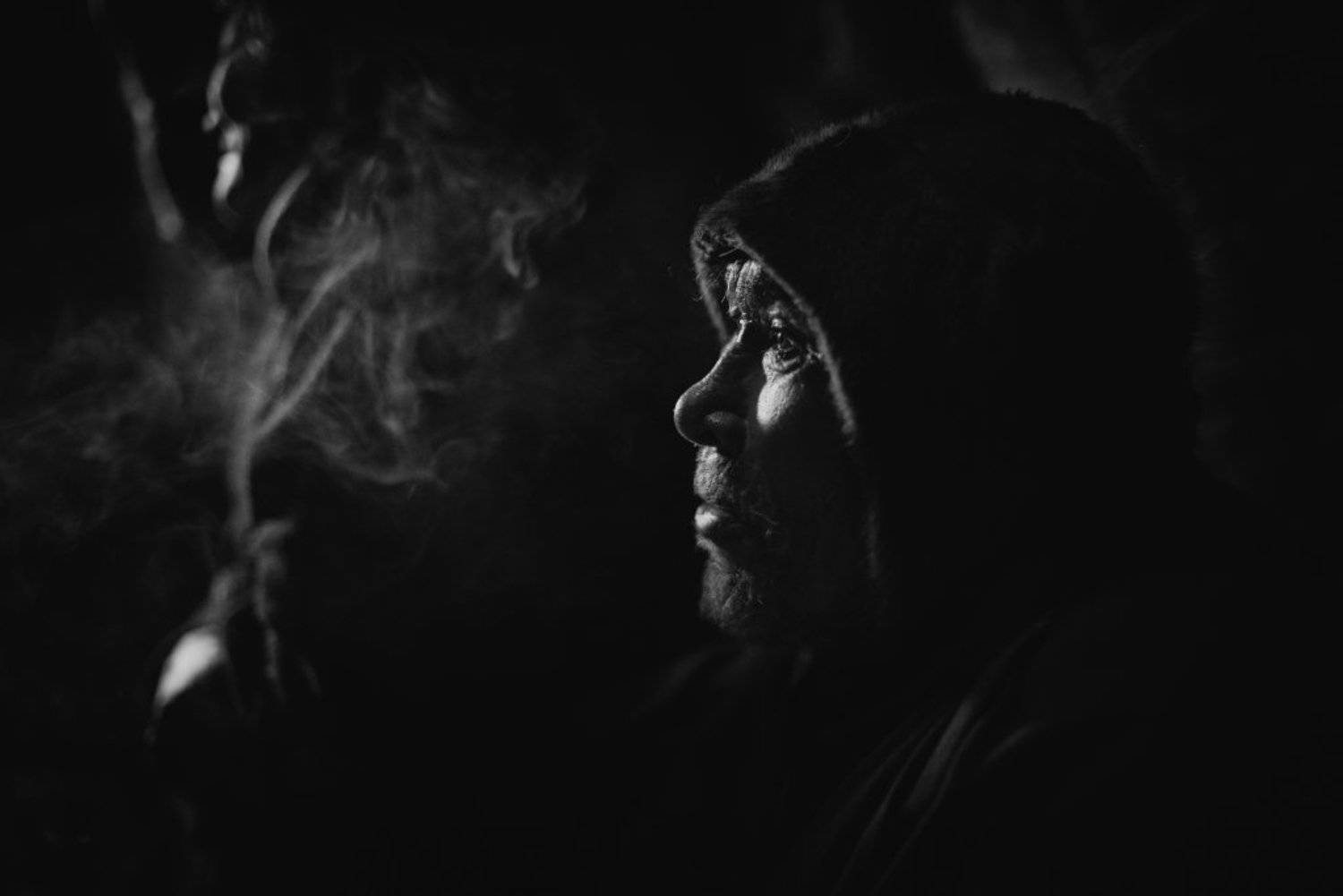 портрет, мужчина, ненец, Андрей Снегирёв