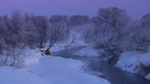 Мартовские морозы в глубинке