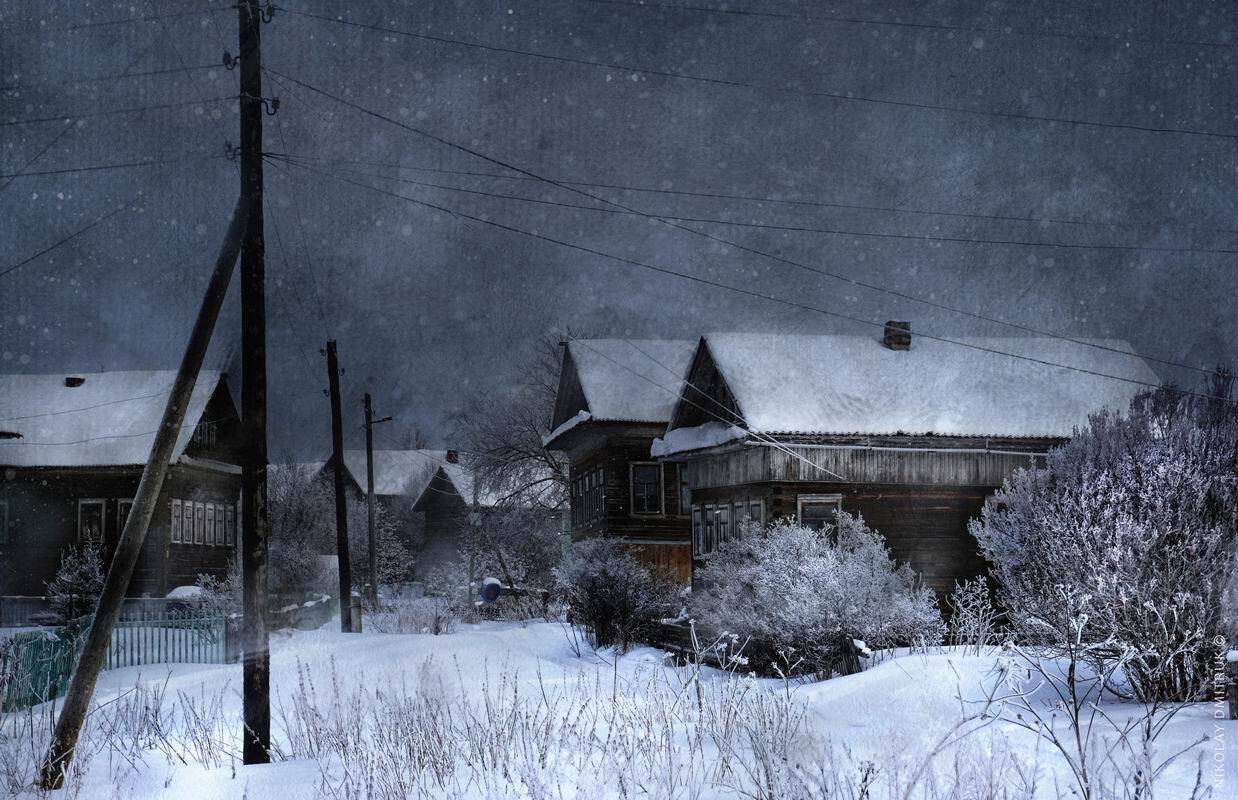 пейзаж  музыка зима, николай дмитрук