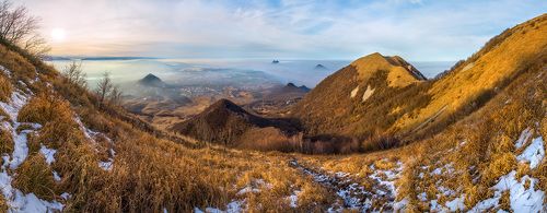 Горная степь на склонах Бештау