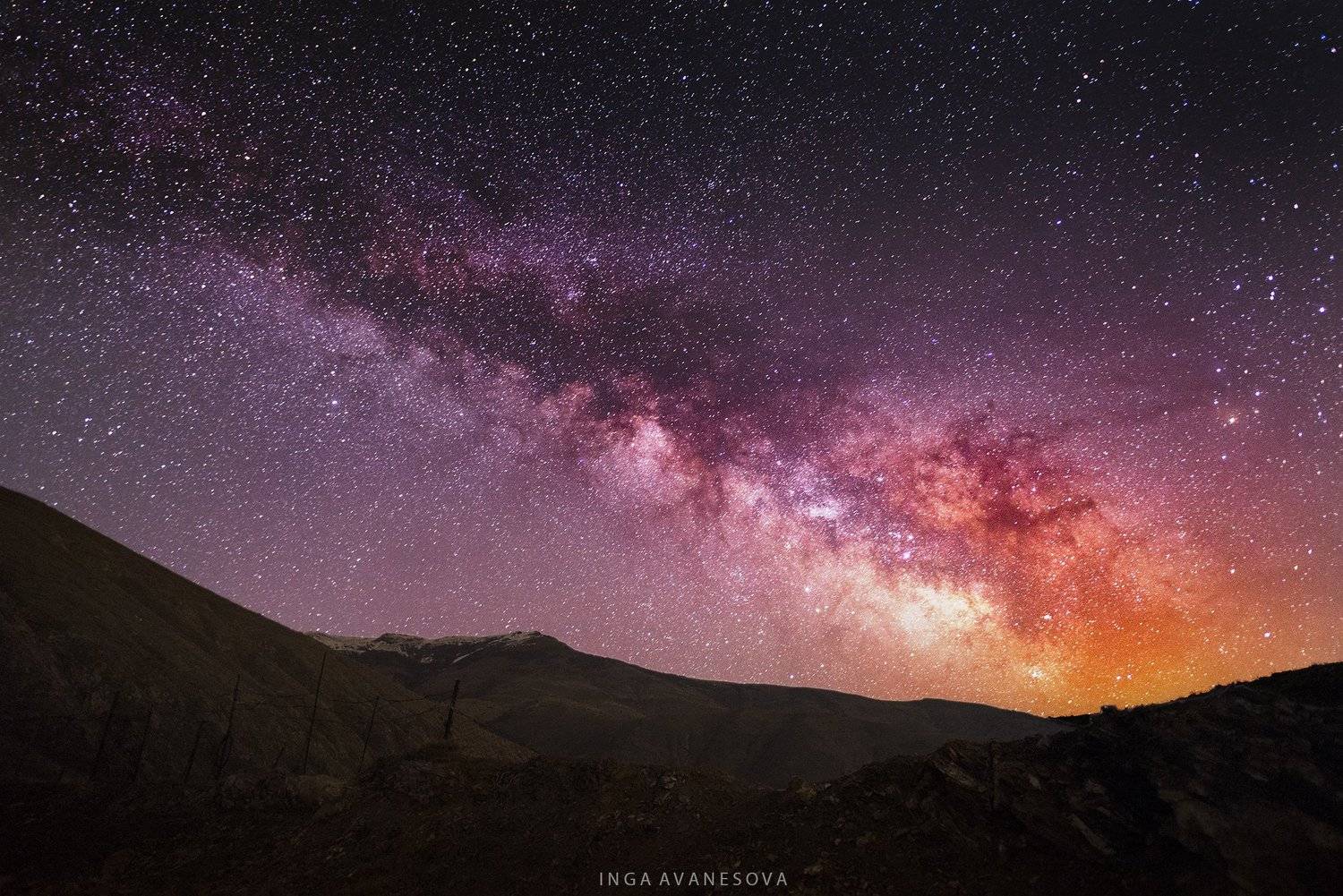 млечный путь. армения., Inga Avanesova