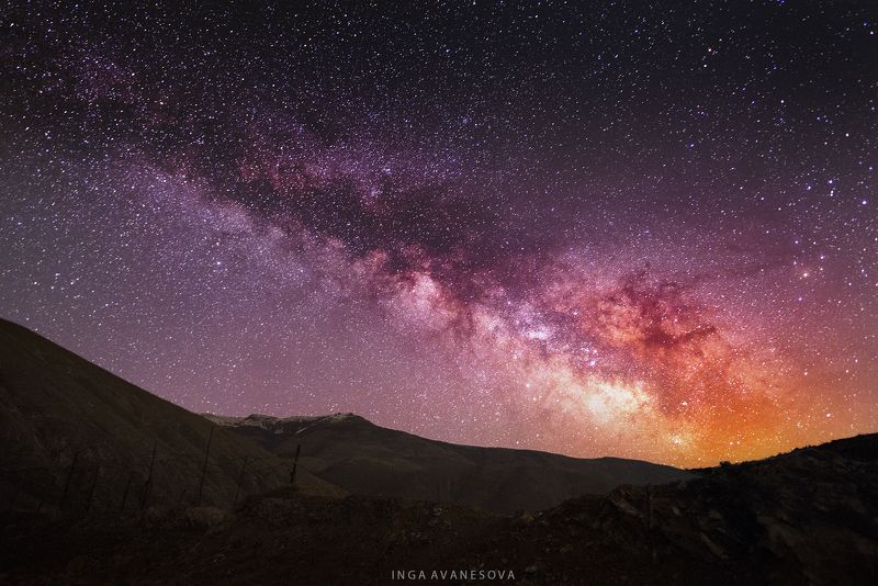 млечный путь. армения.  фото превью