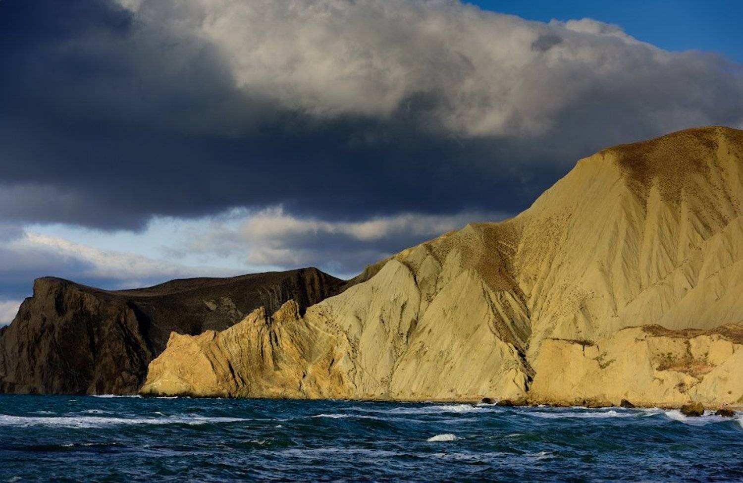 крым, море, мыс, облака, Андрей Гусаченко
