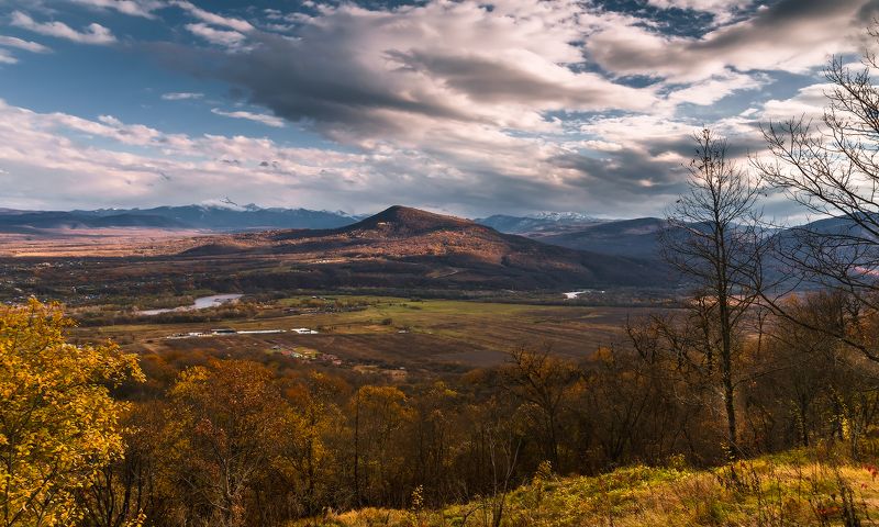 Долина Даховская. Осенний вид фото превью