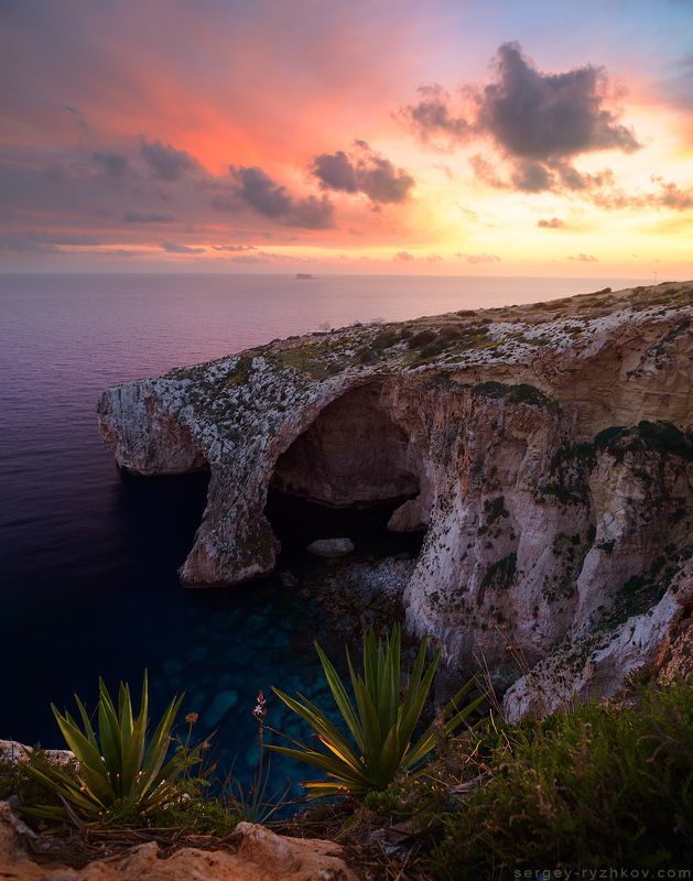 мальта, пейзаж, природа, море, средиземное море, nature, malta, blue grotto, sea, landscape, seascape, Blue Grotto, Malta фото превью