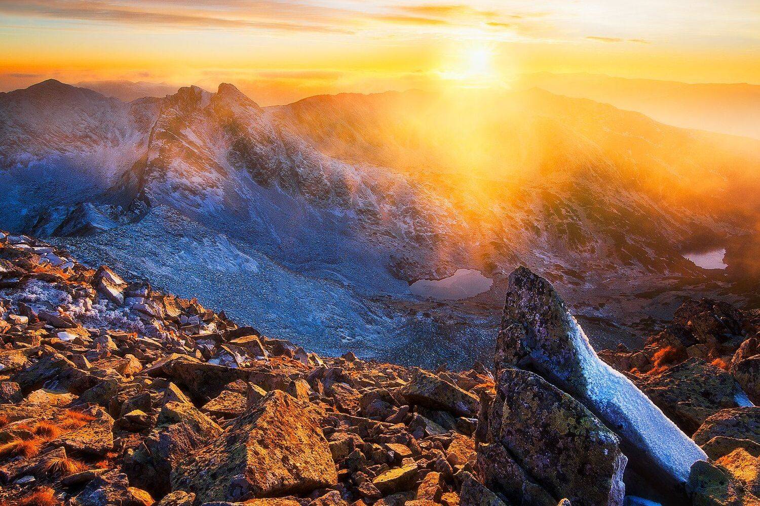 landscape, sunset, retezat, romania, nikon, mountain, Csomai David