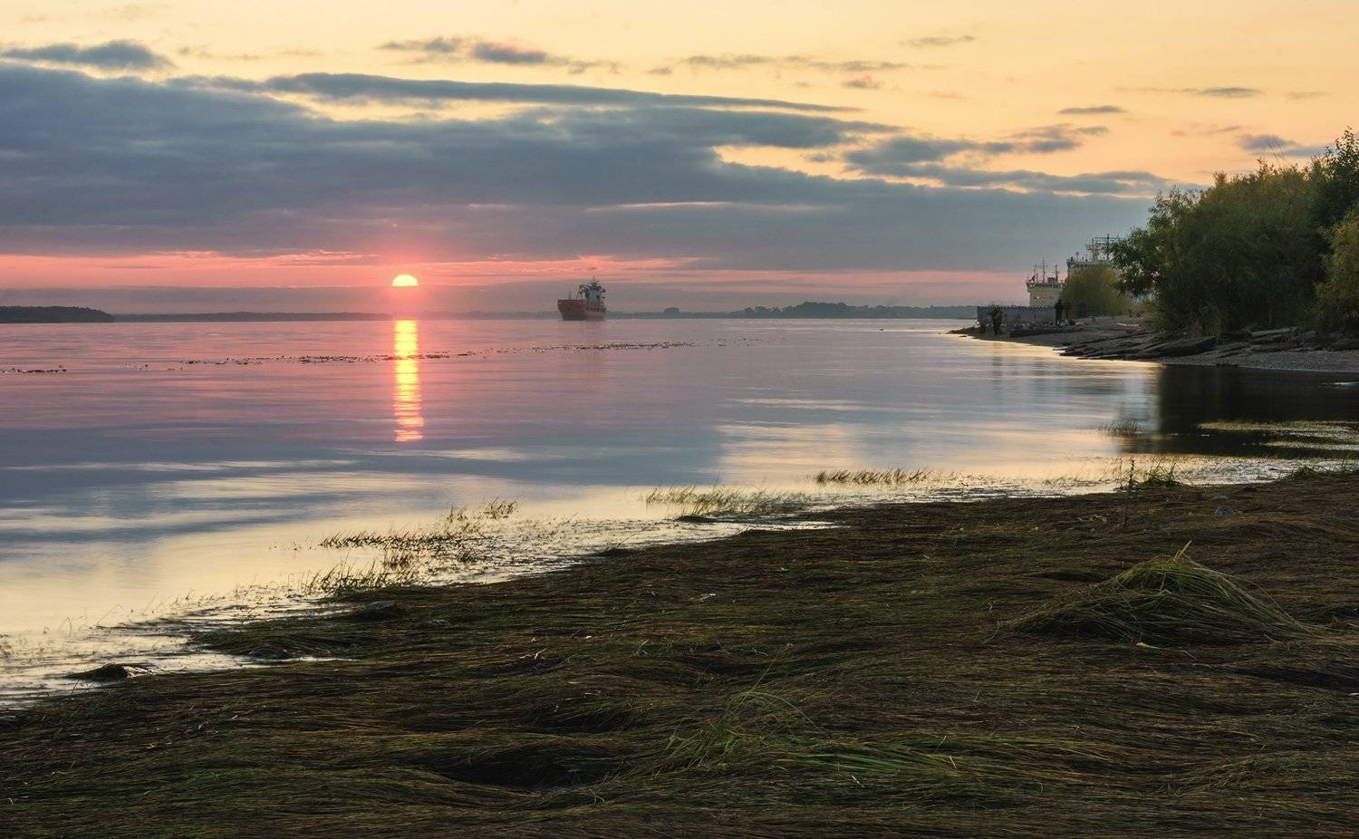 город архангельск осень набережная закат, Ра Вера