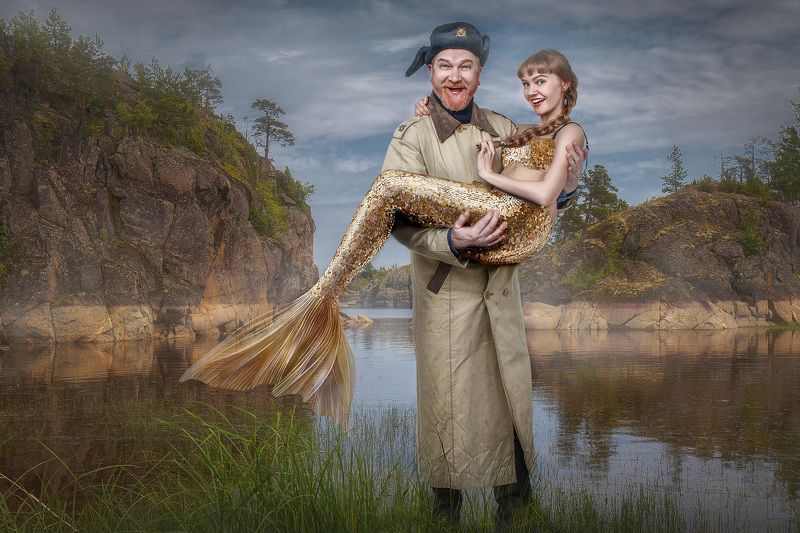 кузьмич, русалка, рыбалка, озеро, rekhov - Мужики, здесь рыба есть!! фото превью