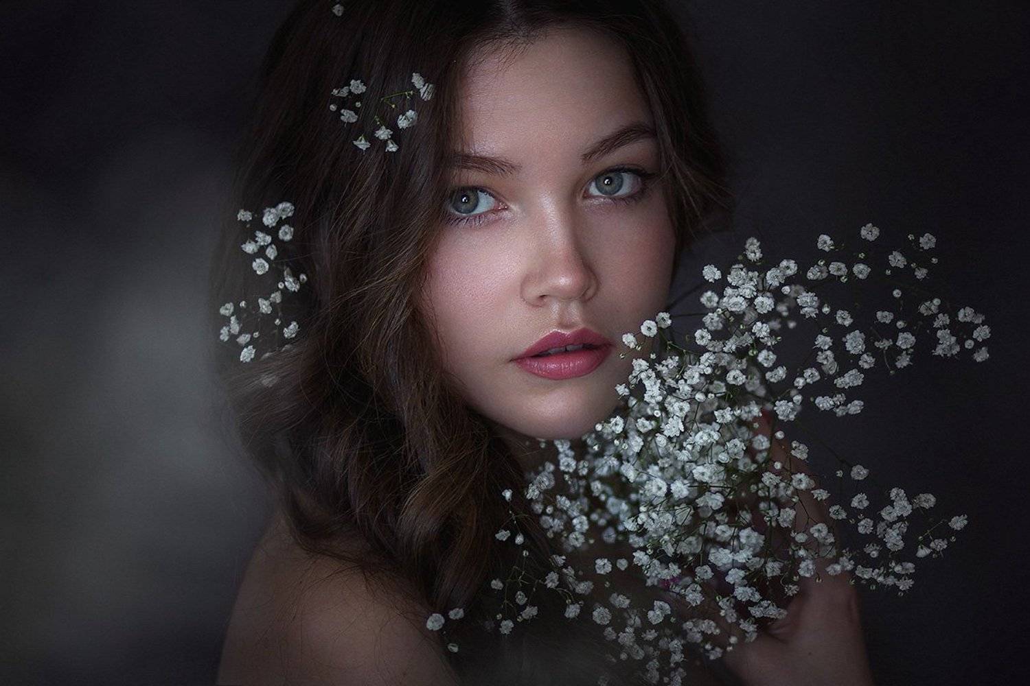 портрет, люди, кэнон, девушка, женщина, цветы, красота, молодая, portrait, closeup, people, Canon, girl, woman, flowers, beauty, young, Антошина Татьяна