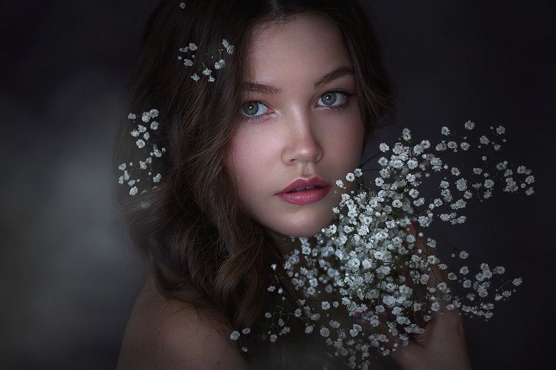 портрет, люди, кэнон, девушка, женщина, цветы, красота, молодая, portrait, closeup, people, Canon, girl, woman, flowers, beauty, young *** фото превью