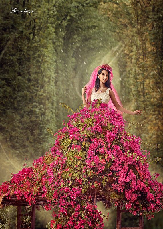 Цветочная фея фото превью