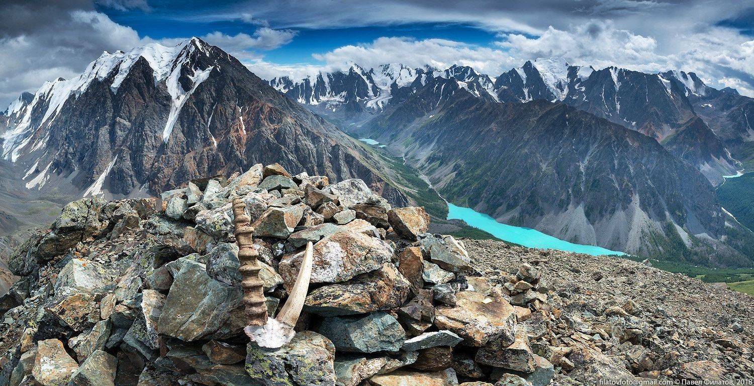 алтай, сибирь, шавлинские озера, панорама, лето, Павел Филатов