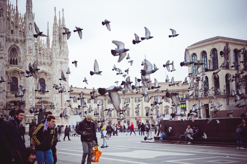 путешествия, италия, зима, архитектура, милан, венеция, сан-марино, римини Италия зимой фото превью