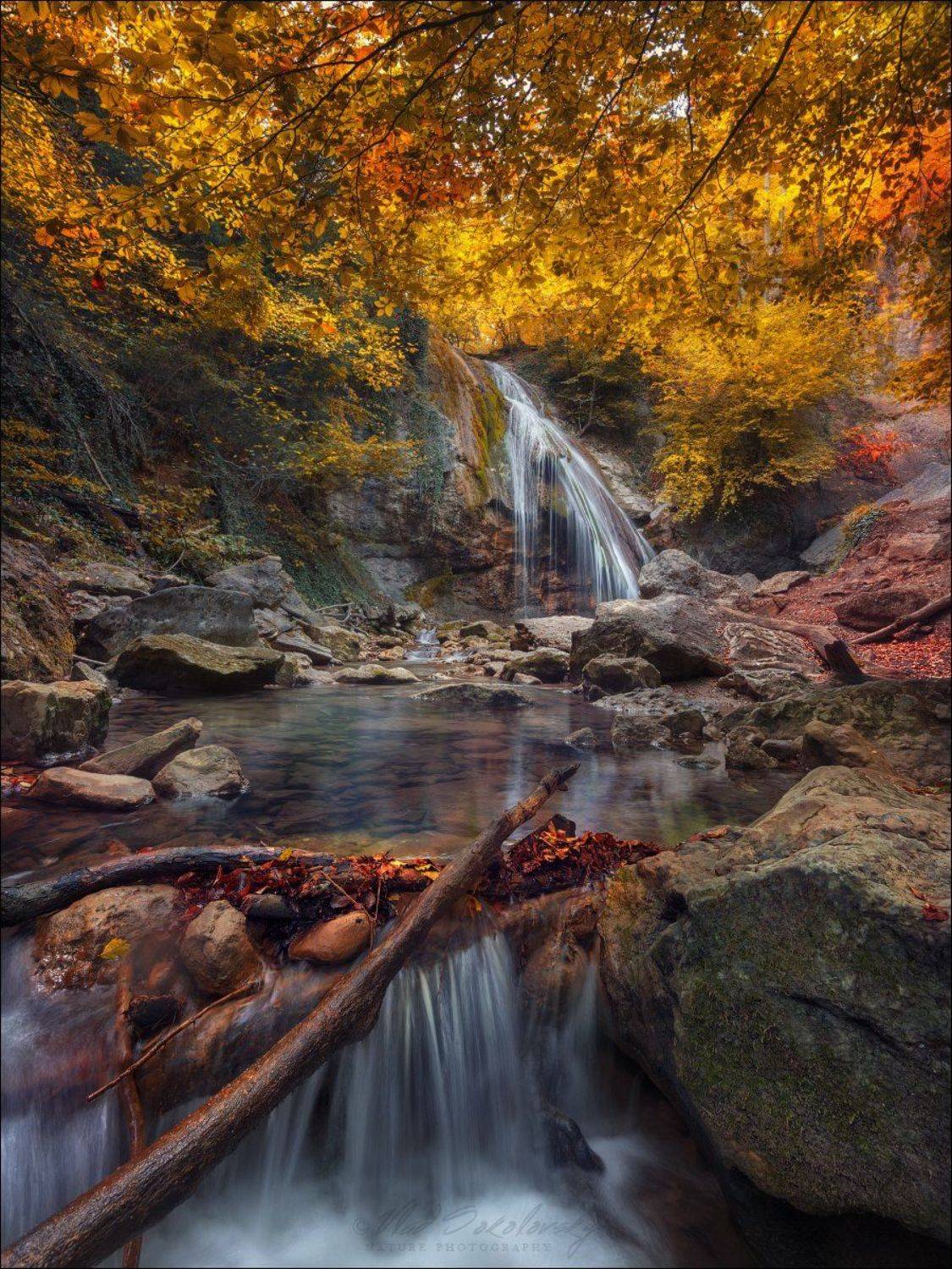 крым, водопад джур-джур, осень, Влад Соколовский