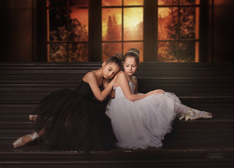 балет, студия, модель, девочка, ребенок, портрет, художественный портрет, арт, алина ланкина *** фото превью