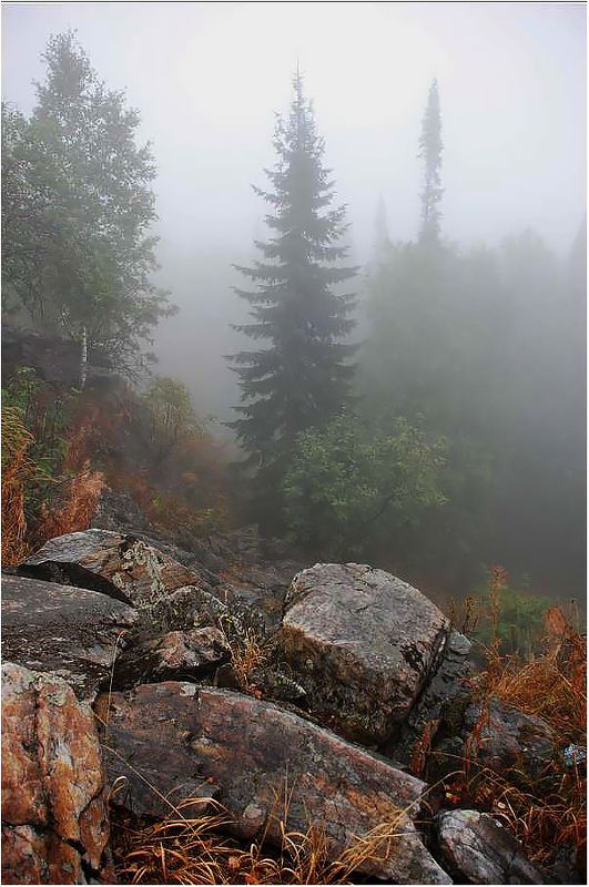 Крутой ключ..туман... фото превью