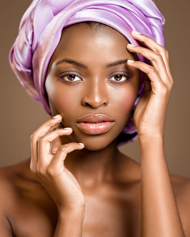 girl, female, fashion, model, studio, portrait, beauty Omphile фото превью