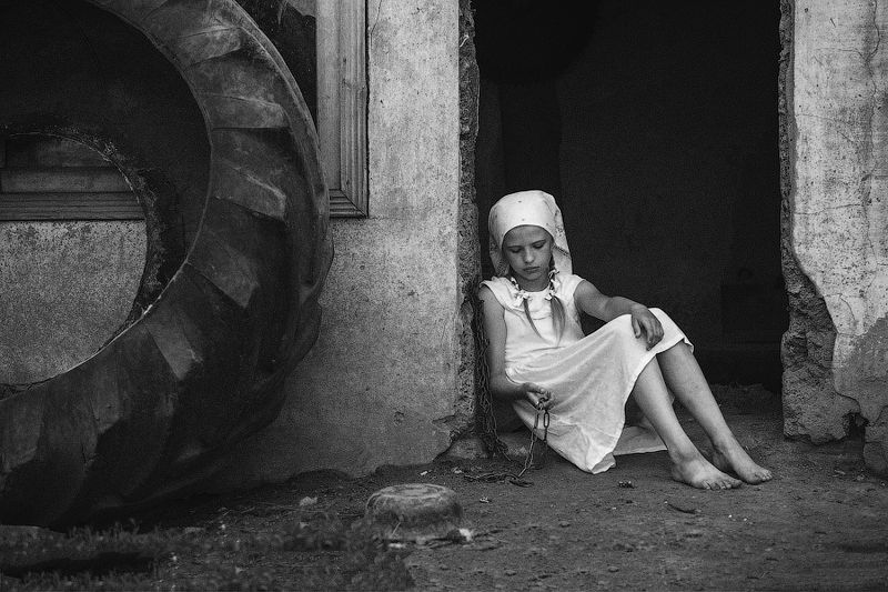 дети,собака,одиночество, друг, село, лето,каникулы,ребенок Потеряла друга! фото превью