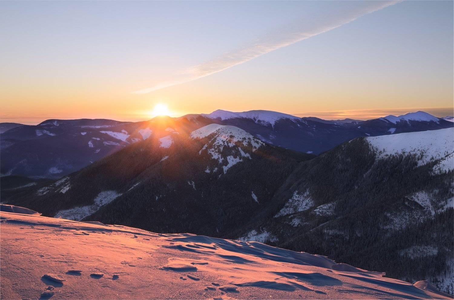 карпаты, горганы, зима, снег, Зинченко Роман