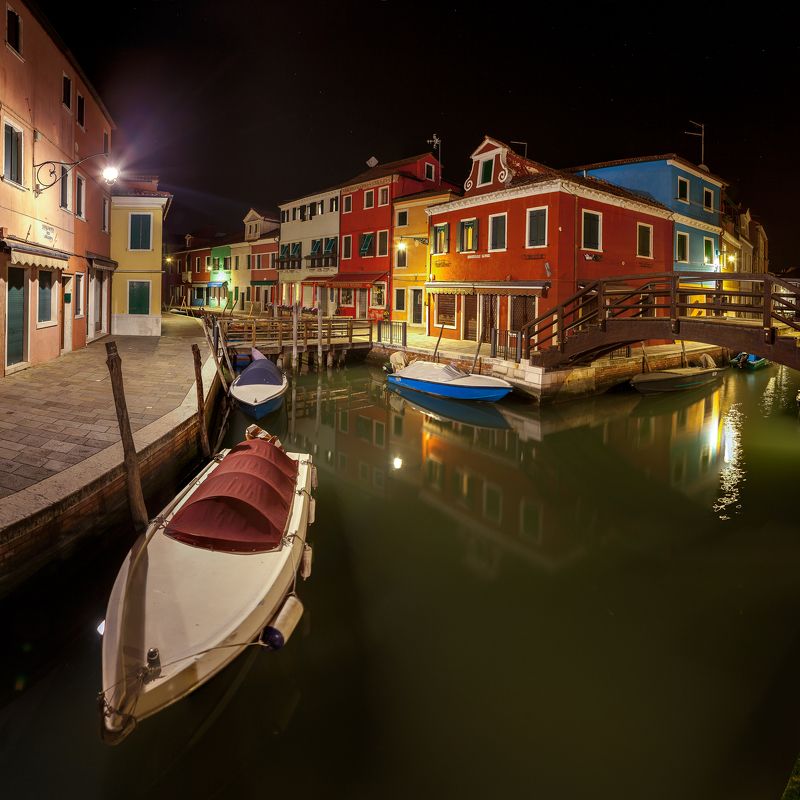 italy, venice, burano, panoramic, cityscape, Burano фото превью