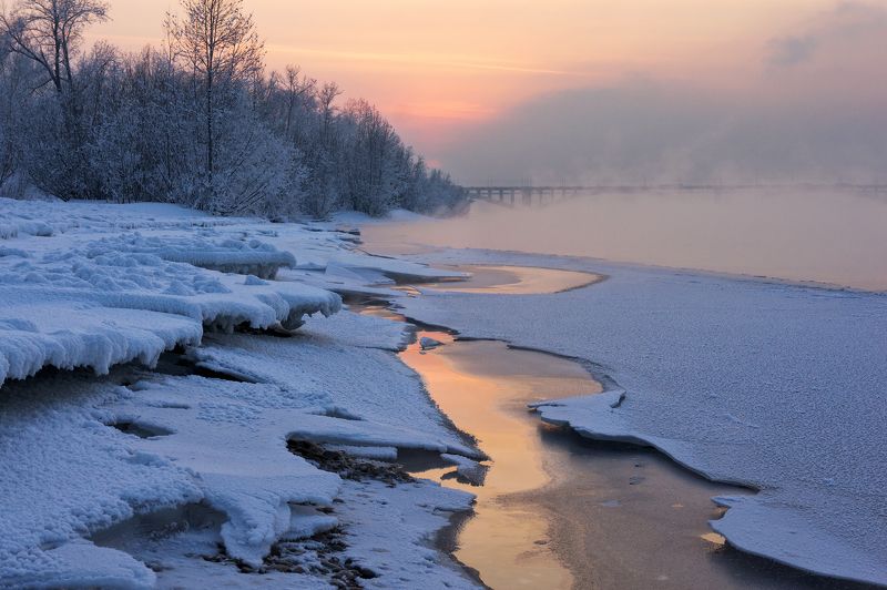 Вечер на Енисее фото превью