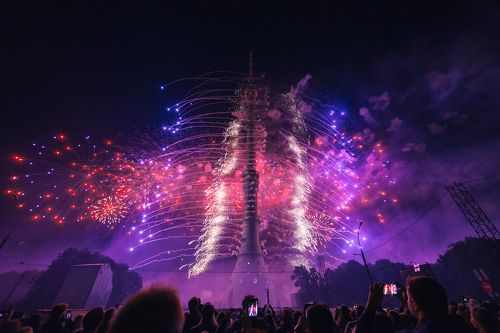 Фестиваль света. Москва.