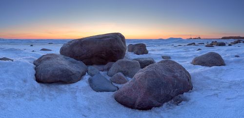 Frozen sea