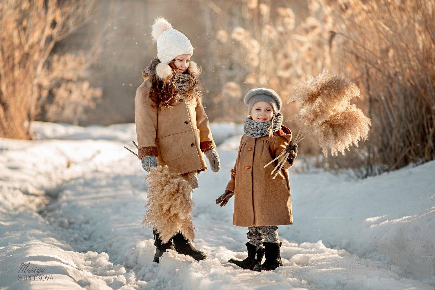 камыши, закат, март, весна, пленер, Стрелкова Мария