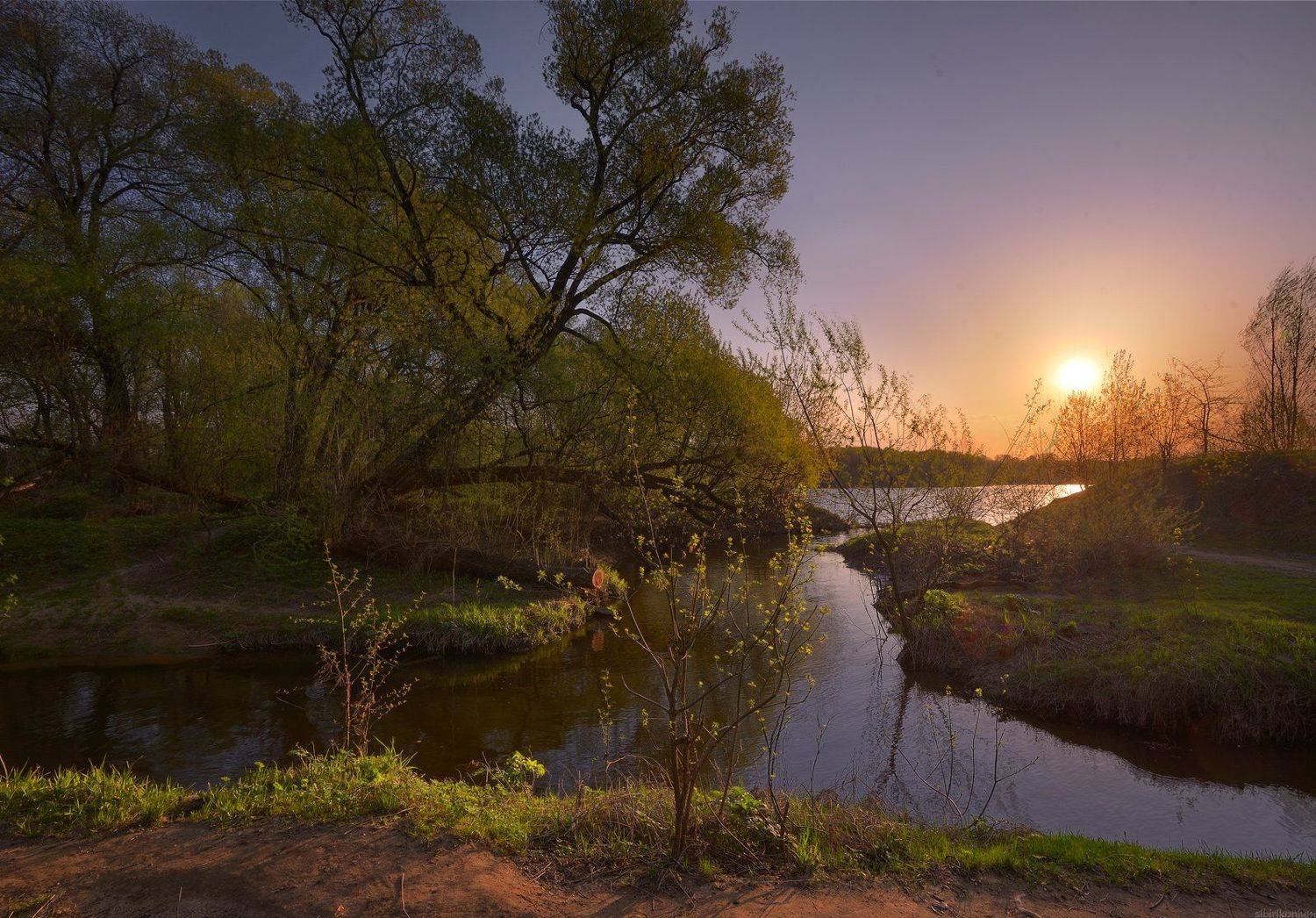 #пейзаж #весна #подмосковье #чехов #красиво #природа #закат #вечер, Морозов Юрий