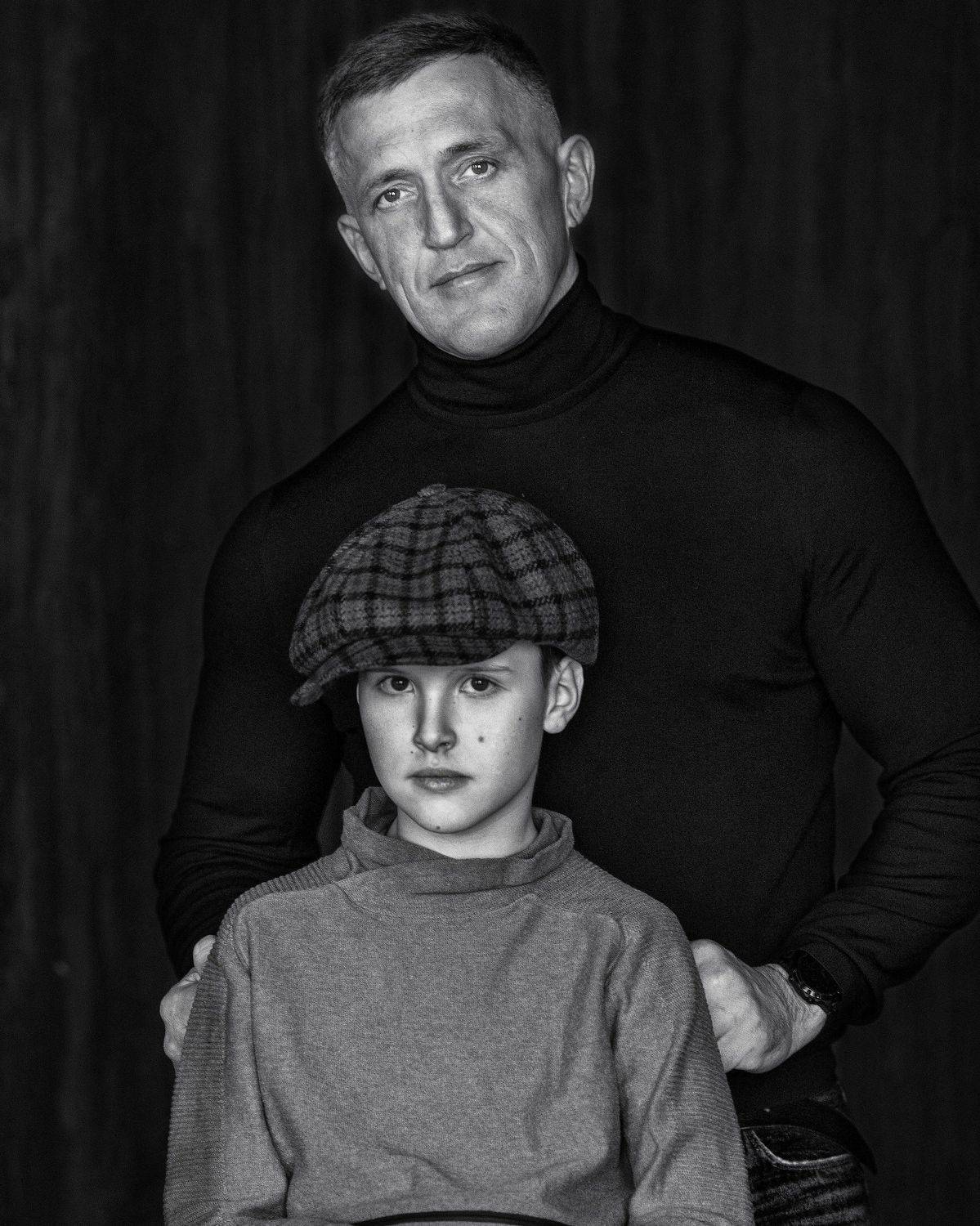 отец, сын , portrait, son , father, SERGEI MELEFARA