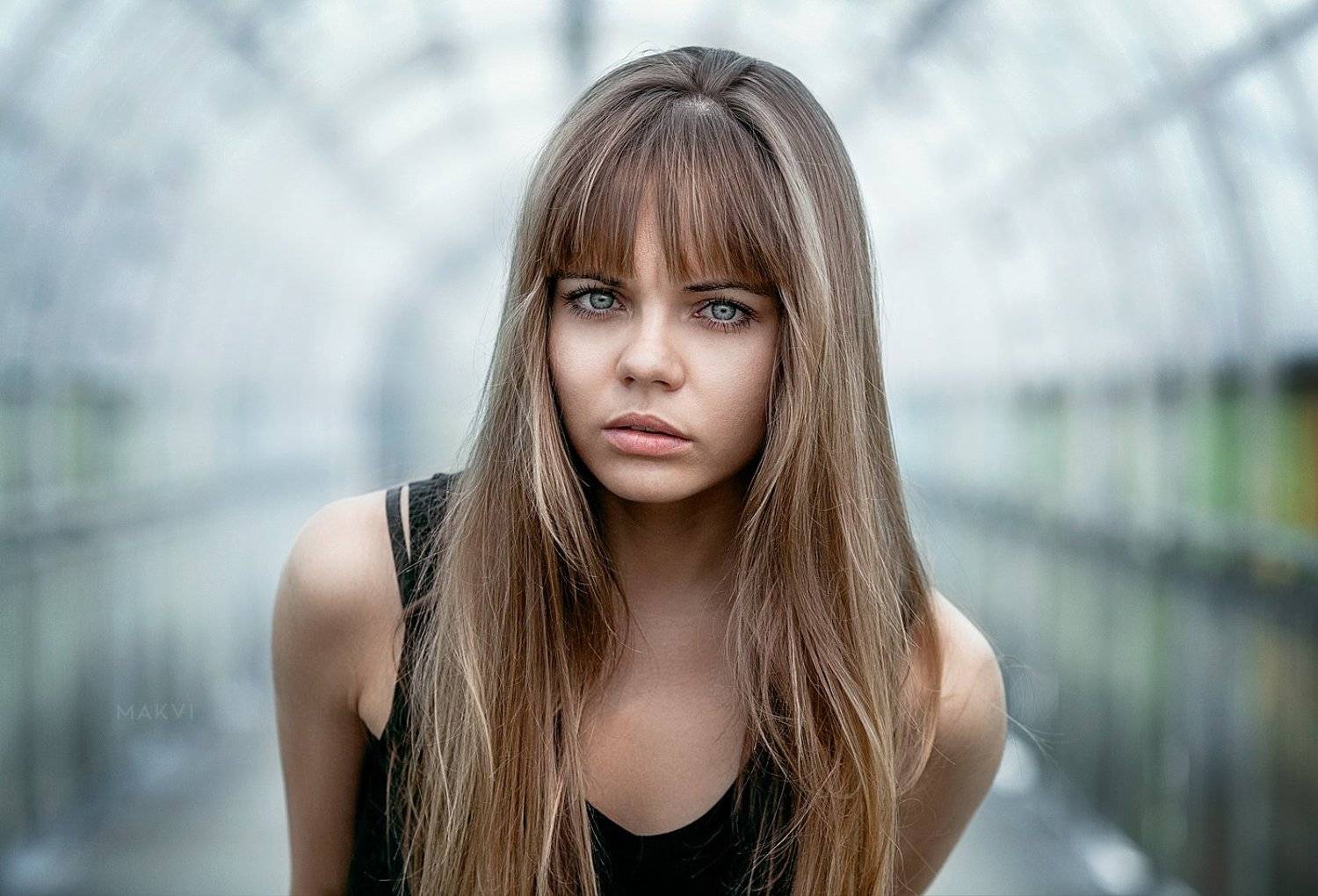 portrait, model, eyes, look, light, Виктор Макарчук